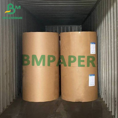 แผ่นทำความเย็นกระดาษคราฟท์สีน้ำตาล 70gsm 80gsm 90gsm 100gsm ม้วนกระดาษความแข็งแรงสูงเปียก