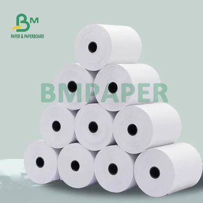 65แกรมเครื่องพิมพ์เครื่องATMม้วนกระดาษความร้อนสำหรับซุปเปอร์มาร์เก็ต80x80มม