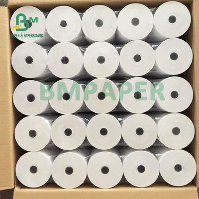 65แกรมเครื่องพิมพ์เครื่องATMม้วนกระดาษความร้อนสำหรับซุปเปอร์มาร์เก็ต80x80มม