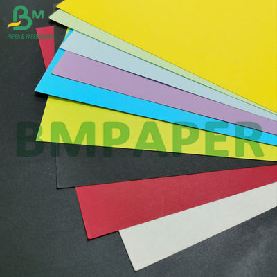 80GSM 110GSM กระดาษคราฟท์บรรจุสีสัน กระดาษหัตถกรรมบริสตอลสำหรับถุง