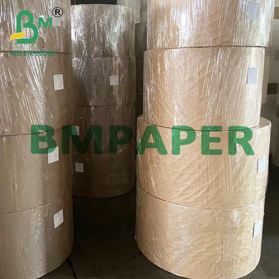 60GSM 120GSM เยื่อกระดาษบริสุทธิ์เกรดอาหารกระดาษคราฟท์สีขาวสำหรับหลอดใช้แล้วทิ้ง
