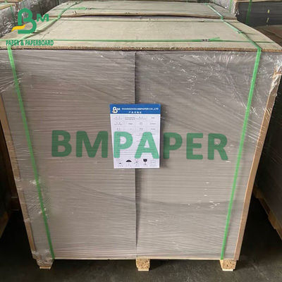 กล่องกระดาษดูเพล็กซ์ OEM แผ่นด้านหนึ่งสีเทาด้านเดียวเคลือบสีขาว 200 - 450 แกรม