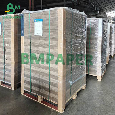 กล่องกระดาษดูเพล็กซ์ OEM แผ่นด้านหนึ่งสีเทาด้านเดียวเคลือบสีขาว 200 - 450 แกรม