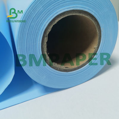 กระดาษพล็อตเตอร์ CAD สีน้ำเงิน 80 แกรมสำหรับการพิมพ์ทางวิศวกรรม