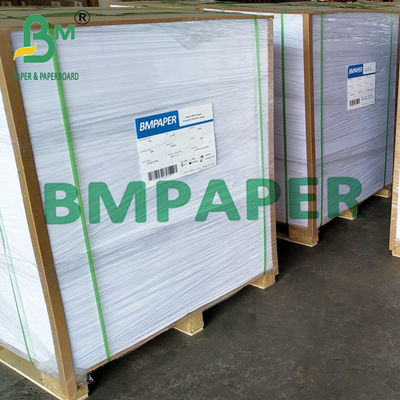 กระดาษสังเคราะห์ PP ความทนทานสีขาว 350um 400um สำหรับฉลากยา