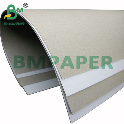 300gsm 400gsm 64x90cm กระดาษเคลือบสองหน้าด้านเดียวสีเทาด้านหลังสำหรับบรรจุ