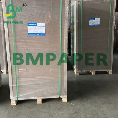 300gsm 400gsm 64x90cm กระดาษเคลือบสองหน้าด้านเดียวสีเทาด้านหลังสำหรับบรรจุ