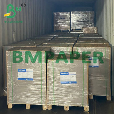 300gsm 400gsm 64x90cm กระดาษเคลือบสองหน้าด้านเดียวสีเทาด้านหลังสำหรับบรรจุ