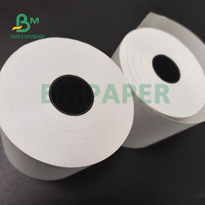 ม้วนกระดาษเครื่องพิมพ์ความร้อน 55gsm 60gsm สำหรับเครื่องบันทึกเงินสด 57 x 40มม