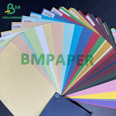 กระดาษที่มีเนื้อเยื่อ 110gsm 150gsm 230gsm พิมพ์ได้ กระดาษปกสีสัน