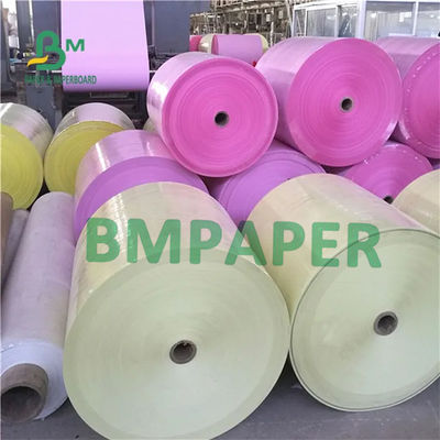 50 - 60 กรัม NCR Roll กระดาษสําเนาไร้คาร์บอน CFB CFB กระดาษ CB 240mm 610mm 860mm กว้าง