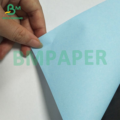 กระดาษสําเนาผงไม้ ใบสีฟ้าด้านเดียว กระดาษพันธนาการวิศวกรรม 80 กรัม