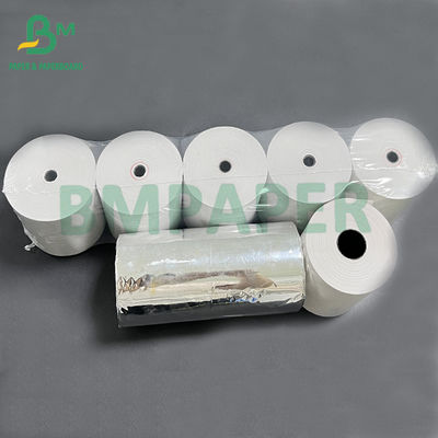 55gsm POS รีวิวกระดาษร้อนม้วนด้วย 80mm * 75mm / 60 / 80m