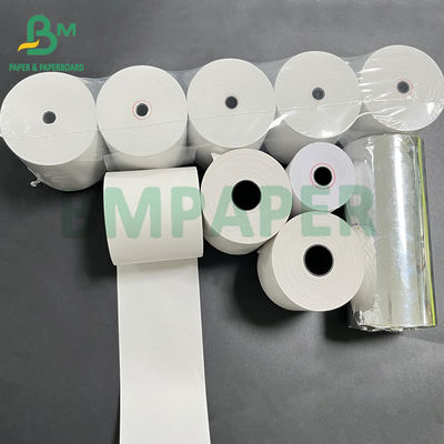 55gsm POS รีวิวกระดาษร้อนม้วนด้วย 80mm * 75mm / 60 / 80m