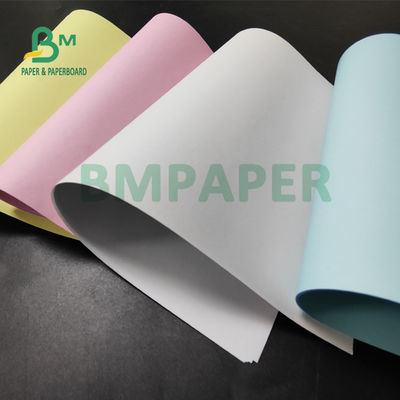 55 กรัม 60 กรัม Multicopy NCR กระดาษสําเนาไร้คาร์บอน สีฟ้าหรือสีดํา ภาพ 860 x 610 มม.