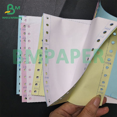 สีที่ให้บริการ กระดาษสําเนาไร้คาร์บอน หลายแบบสําหรับเอกสารทางการ 55gsm 60gsm