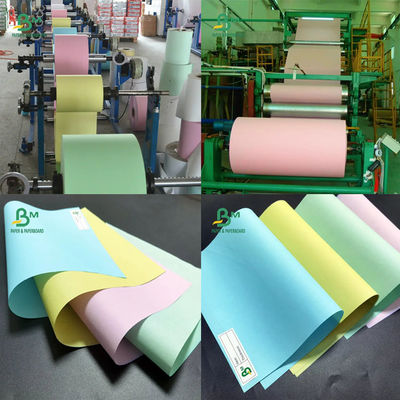 SGS กระดาษสําเนาไร้คาร์บอน CB CFB CF ขนาด 43 X 61cm A2 55-60 Gsm กระดาษขาว ภาพดํา