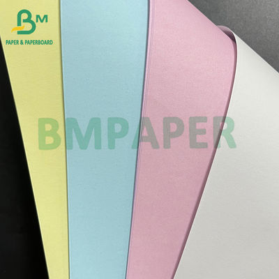 60gm NCR กระดาษโอนสําเนาสีขาว สีเหลือง สีชมพู สีฟ้า