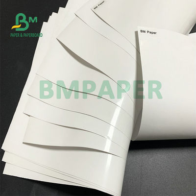 กระดาษโครโมสีเคลือบ 80 กรัม 100 กรัม C1S สําหรับการทําสติ๊กเกอร์สติ๊กเกอร์