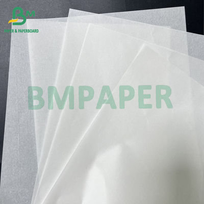 การแปรรูปที่ดี 60gsm กระดาษสีขาวกันไขมัน สําหรับบรรจุอาหารอาหารว่าง