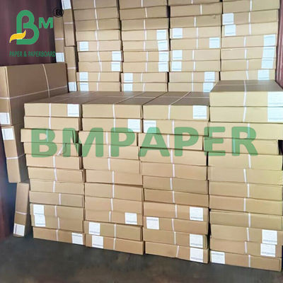 80 กรัม 24&quot; X 150 ฟุต กระดาษแผนผังสีน้ําเงินหลังขาว สําหรับการวาดภาพวิศวกรรม