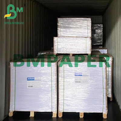 กระดาษเคลือบ PE ขนาด 15&quot; x 1000&quot; กระดาษเคลือบ PE ขาว 1 ด้าน สําหรับอาหารแข็ง 275 กรัม