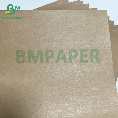 กระดาษบรรจุอาหารรวดเร็ว สีน้ําตาล Kraft 270gsm กระดาษเคลือบ PE กันไขมัน