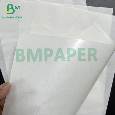 45 gsm + 10 gsm กระดาษบรรจุเบอร์กเกอร์สีขาวเคลือบ PE สวยด้านหนึ่ง กระดาษชํารุด