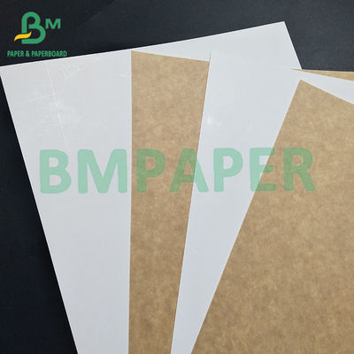 กระดาษครัฟท์หลังเคลือบ ขาวหน้าเคลือบกระดาษครัฟท์หลัง กระดาษกระดาษกระดาษกระดาษสําหรับบรรจุเครื่องดื่มกระป๋อง