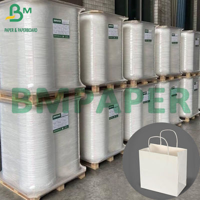 กระดาษครัฟท์สีขาว 70 กรัม ความกว้าง 1100 มม กระดาษครัฟท์สําหรับกระเป๋าช้อปปิ้ง