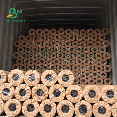 45 กรัม 60 กรัม กระดาษพลอตเตอร์ไม่เคลือบสําหรับเครื่องตัด 165cm 190cm x 250m