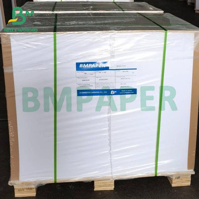 100 กรัม 140 กรัม กระดาษไอวอรี่ไร้ผนัง สีขาวธรรมชาติ ขนาด 24&quot; x 35&quot;