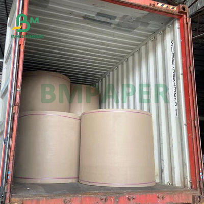 กระดาษครึ่งขยาย Kraft 70 Gsm สําหรับบรรจุกระดาษปูน ความกว้าง 102 ซม หลัก 76 มม