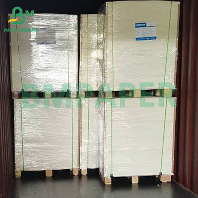 80GSM กระดาษฉลากสีขาวสีเดี่ยวกระจ่างกระจ่างกระจก