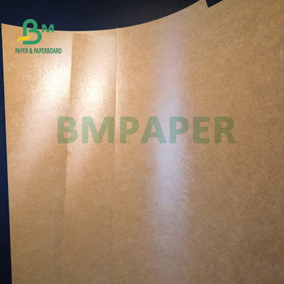 270 กรัม + 15 กรัม PE สีน้ําตาล ตู้อาหาร กระดาษสําหรับแฮมเบอร์เกอร์ 850 มม กันไขมัน