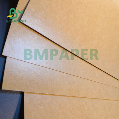 270 กรัม + 15 กรัม PE สีน้ําตาล ตู้อาหาร กระดาษสําหรับแฮมเบอร์เกอร์ 850 มม กันไขมัน