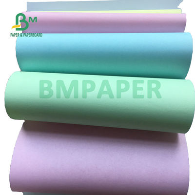 55gr Office Computer Bill Printer กระดาษไร้คาร์บอน 640 x 900 มม ภาพสีฟ้า