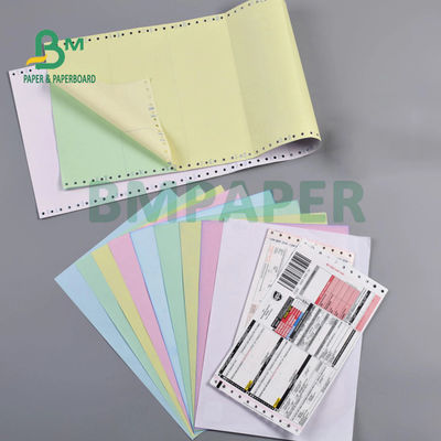 55gr Office Computer Bill Printer กระดาษไร้คาร์บอน 640 x 900 มม ภาพสีฟ้า
