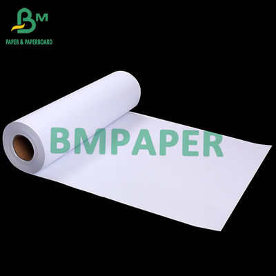 20lb 80gsm CAD Inkjet Printing Roll บอนด์กระดาษกระดาษสีขาว 24&quot; 36&quot; กว้าง 150ft ยาว