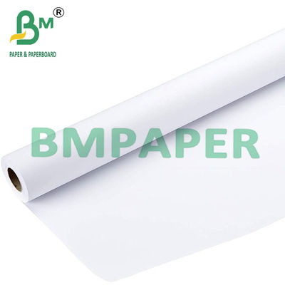 24&quot; 36&quot; X 500ft 80g Plotter Paper Roll 2&quot; Core สําหรับเครื่องพิมพ์ชนิดหมึก