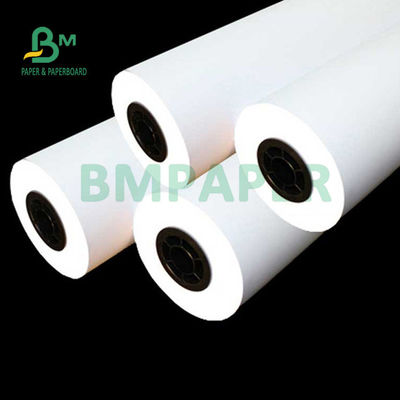 กระดาษบอนด์ขนาดใหญ่ CAD Inkjet Rolls 20lb สําหรับการวาดภาพวิศวกรรม 24' X 150'