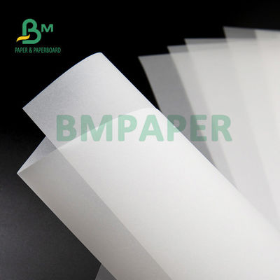 80 กรัม 113 กรัม กระดาษส่องสีขาวโปร่งใส สําหรับการวาดภาพ 610 มม. x 914 มม.