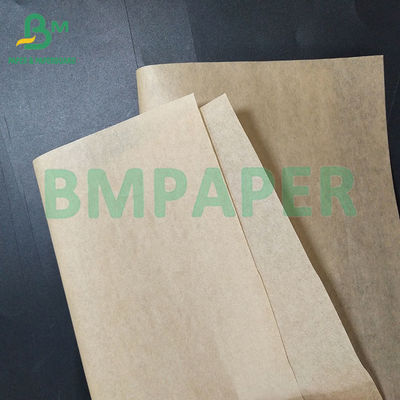 30 38 40 50g กระดาษเครฟท์ทนน้ํามันสําหรับการบรรจุอาหารทอด