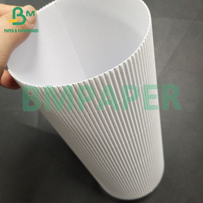 120 +120 GSM 1MM ความหนา ขาว 2 ชั้น E กระดาษ corrugated ใบเดียวด้าน สําหรับกรอบเครื่องสําอาง