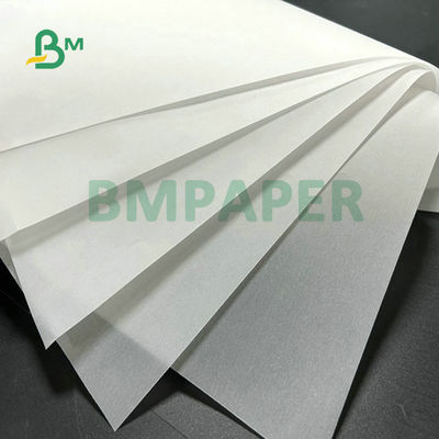 610mm x 150feet 73gram 83gram กระดาษพิมพ์แบบฉีดฉีดใส กระดาษติดตาม กระดาษ Vellum สําหรับแพ็คเกจของขวัญ