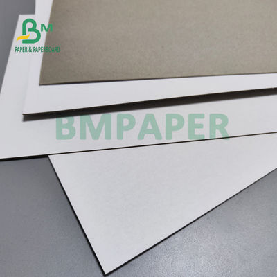 900 กรัม ใบเดียว ไม่เคลือบ กระดาษกระดาษออฟเซ็ตสีขาว หลังสีเทา สําหรับเครื่องผูกแหวน