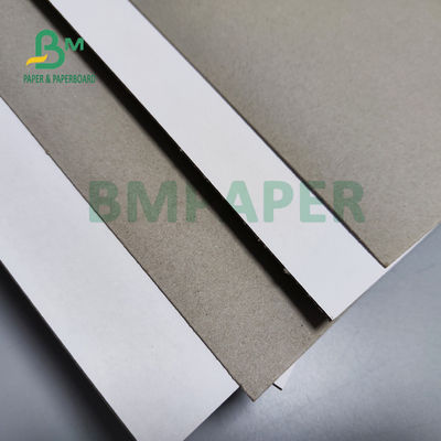 900 กรัม ใบเดียว ไม่เคลือบ กระดาษกระดาษออฟเซ็ตสีขาว หลังสีเทา สําหรับเครื่องผูกแหวน