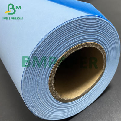 กระดาษลวดลายสีฟ้า กระดาษลวดลายสองด้าน กระดาษลวดลายตามความต้องการ ความกว้าง 50m 100m 150m ความยาว