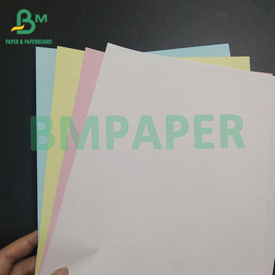 60GSM เขียนชัดเจน CB สีขาว CFB CF กระดาษคาร์บอนไร้