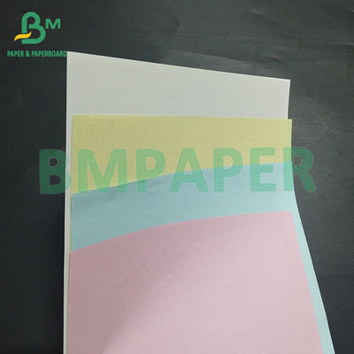 60GSM เขียนชัดเจน CB สีขาว CFB CF กระดาษคาร์บอนไร้